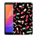 Дизайнерский силиконовый чехол для Huawei MatePad T8 Разноцветные таблетки
