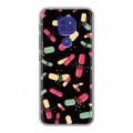 Дизайнерский силиконовый чехол для Motorola Moto G9 Play Разноцветные таблетки