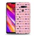 Дизайнерский пластиковый чехол для LG G8 ThinQ Разноцветные таблетки