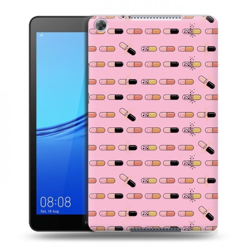 Дизайнерский силиконовый чехол для Huawei MediaPad M5 lite 8 Разноцветные таблетки