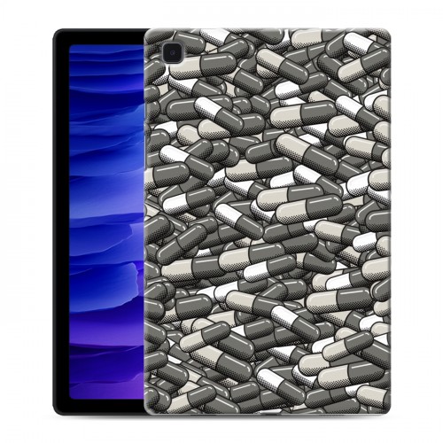 Дизайнерский силиконовый чехол для Samsung Galaxy Tab A7 10.4 (2020) Разноцветные таблетки