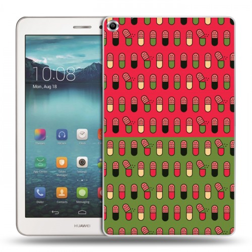 Дизайнерский силиконовый чехол для Huawei MediaPad T1 8.0 Разноцветные таблетки