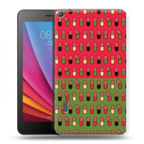 Дизайнерский силиконовый чехол для Huawei MediaPad T3 7 Разноцветные таблетки