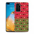 Дизайнерский пластиковый чехол для Huawei P40 Разноцветные таблетки