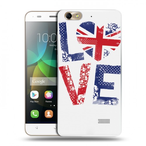 Дизайнерский пластиковый чехол для Huawei Honor 4C British love
