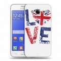 Дизайнерский пластиковый чехол для Samsung Galaxy J7 British love