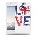 Дизайнерский пластиковый чехол для HTC One A9 British love