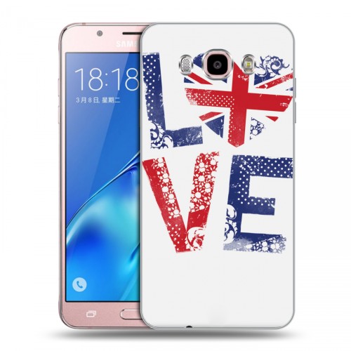Дизайнерский пластиковый чехол для Samsung Galaxy J5 (2016) British love