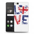 Дизайнерский пластиковый чехол для Huawei P9 Lite British love