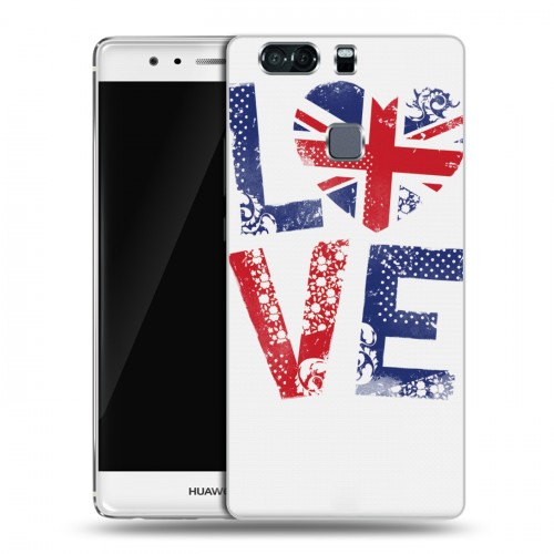 Дизайнерский пластиковый чехол для Huawei P9 Plus British love