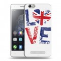 Дизайнерский силиконовый чехол для Lenovo Vibe C British love