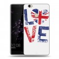 Дизайнерский пластиковый чехол для Huawei Honor Note 8 British love