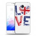 Дизайнерский пластиковый чехол для Meizu M3E British love