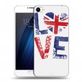 Дизайнерский пластиковый чехол для Meizu U20 British love