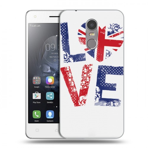 Дизайнерский пластиковый чехол для Lenovo K6 Note British love