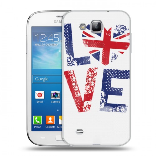 Дизайнерский пластиковый чехол для Samsung Galaxy Premier British love