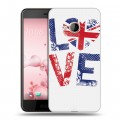 Дизайнерский силиконовый чехол для HTC U Play British love