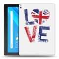 Дизайнерский силиконовый чехол для Lenovo Tab 4 10 Plus British love