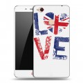 Дизайнерский пластиковый чехол для ZTE Nubia N1 British love