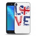 Дизайнерский силиконовый чехол для Asus ZenFone Live British love