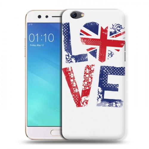 Дизайнерский силиконовый чехол для OPPO F3 British love