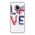 Дизайнерский пластиковый чехол для Samsung Galaxy S9 British love