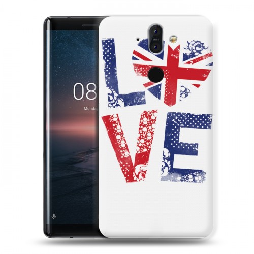 Дизайнерский пластиковый чехол для Nokia 8 Sirocco British love