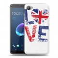 Дизайнерский пластиковый чехол для HTC Desire 12 British love