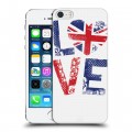 Дизайнерский пластиковый чехол для Iphone 5s British love