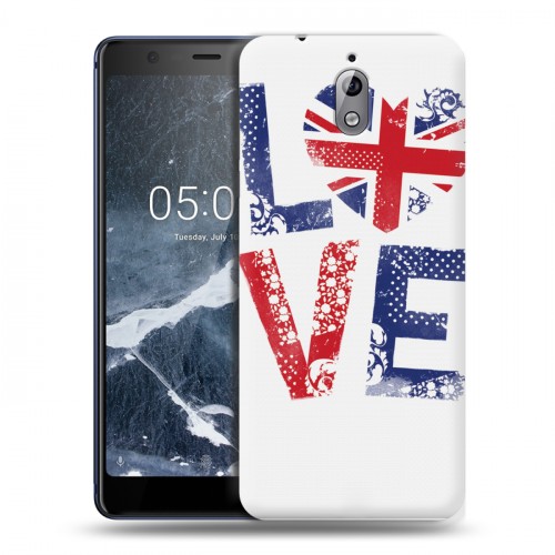 Дизайнерский силиконовый чехол для Nokia 3.1 British love