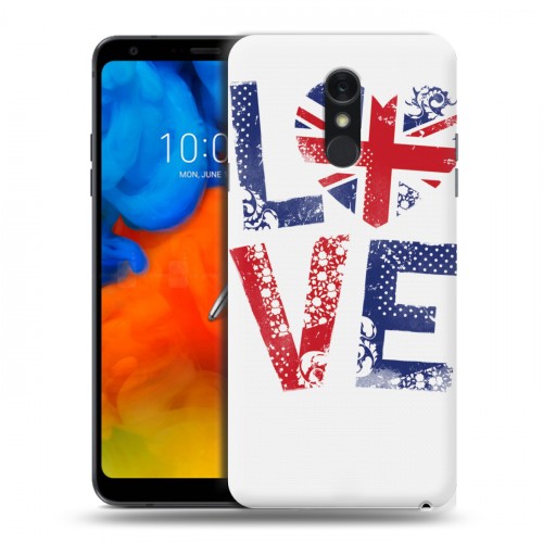 Дизайнерский пластиковый чехол для LG Q Stylus British love