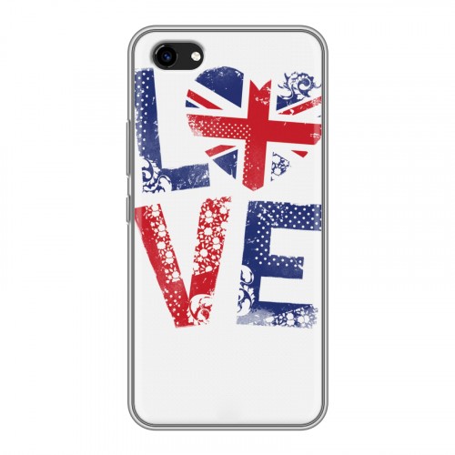 Дизайнерский силиконовый чехол для Vivo Y81 British love