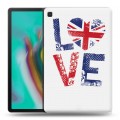 Дизайнерский силиконовый чехол для Samsung Galaxy Tab S5e British love