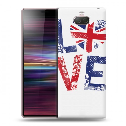 Дизайнерский силиконовый чехол для Sony Xperia 10 British love