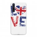 Дизайнерский силиконовый чехол для Huawei Honor 20 British love