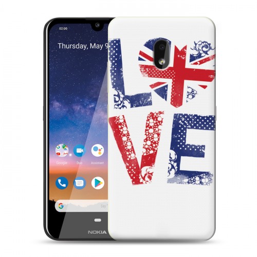 Дизайнерский силиконовый чехол для Nokia 2.2 British love