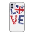 Дизайнерский силиконовый чехол для Iphone 11 British love