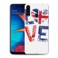 Дизайнерский пластиковый чехол для Samsung Galaxy A20s British love