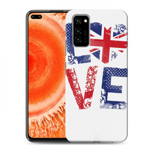 Дизайнерский силиконовый чехол для Huawei Honor View 30 Pro British love