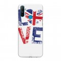 Дизайнерский силиконовый чехол для Realme C3 British love