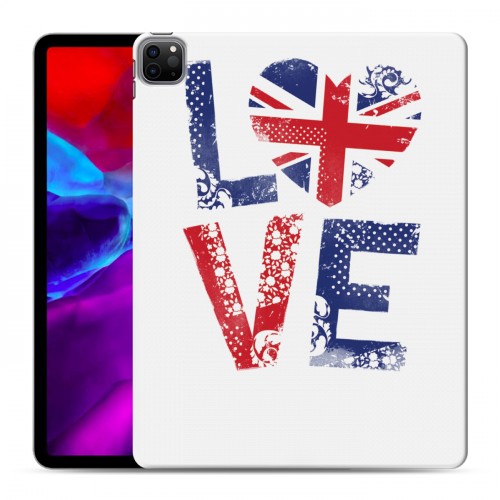 Дизайнерский пластиковый чехол для Ipad Pro 12.9 (2020) British love