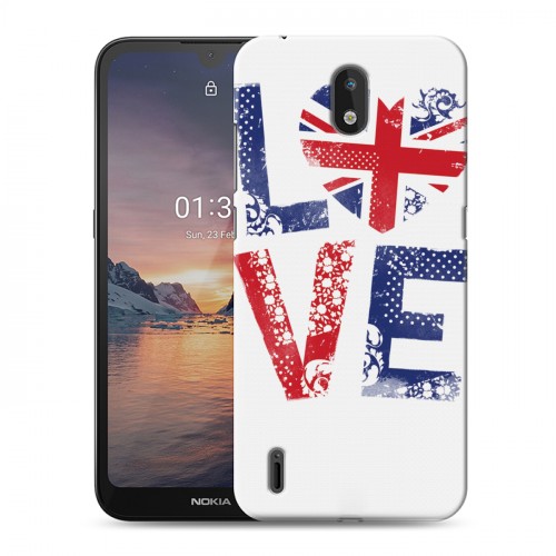 Дизайнерский силиконовый чехол для Nokia 1.3 British love