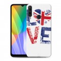 Дизайнерский пластиковый чехол для Huawei Y6p British love