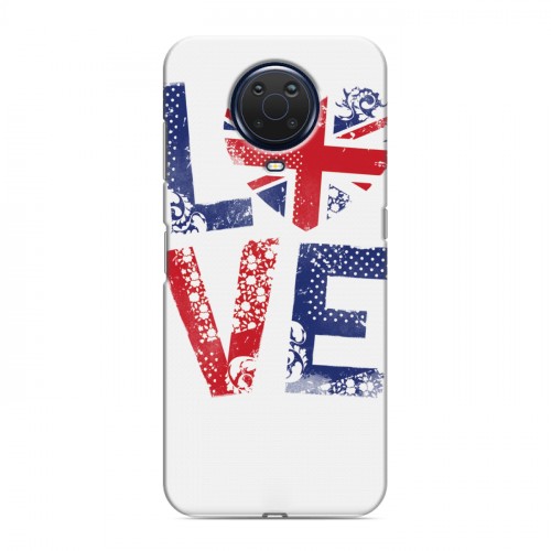 Дизайнерский силиконовый чехол для Nokia G20 British love