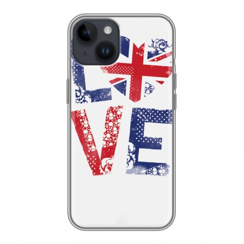 Дизайнерский пластиковый чехол для Iphone 14 British love