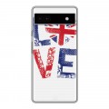 Дизайнерский силиконовый чехол для Google Pixel 6a British love