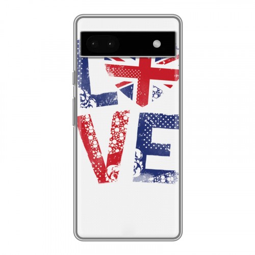 Дизайнерский силиконовый чехол для Google Pixel 6a British love