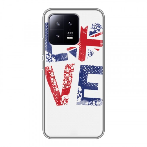 Дизайнерский силиконовый чехол для Xiaomi 13 British love