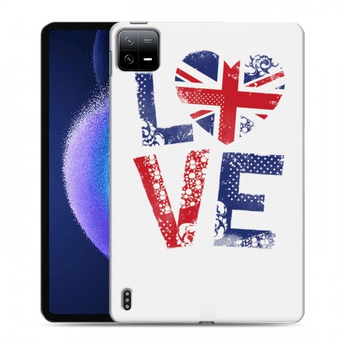 Дизайнерский силиконовый чехол для Xiaomi Pad 6 British love