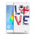 Дизайнерский силиконовый чехол для  Meizu MX3 British love